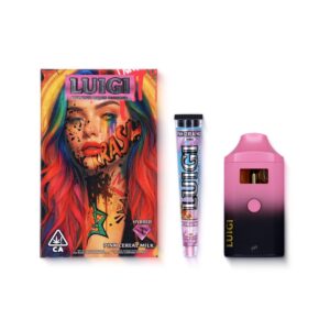 Pink Cereal Milk Luigi Disposable