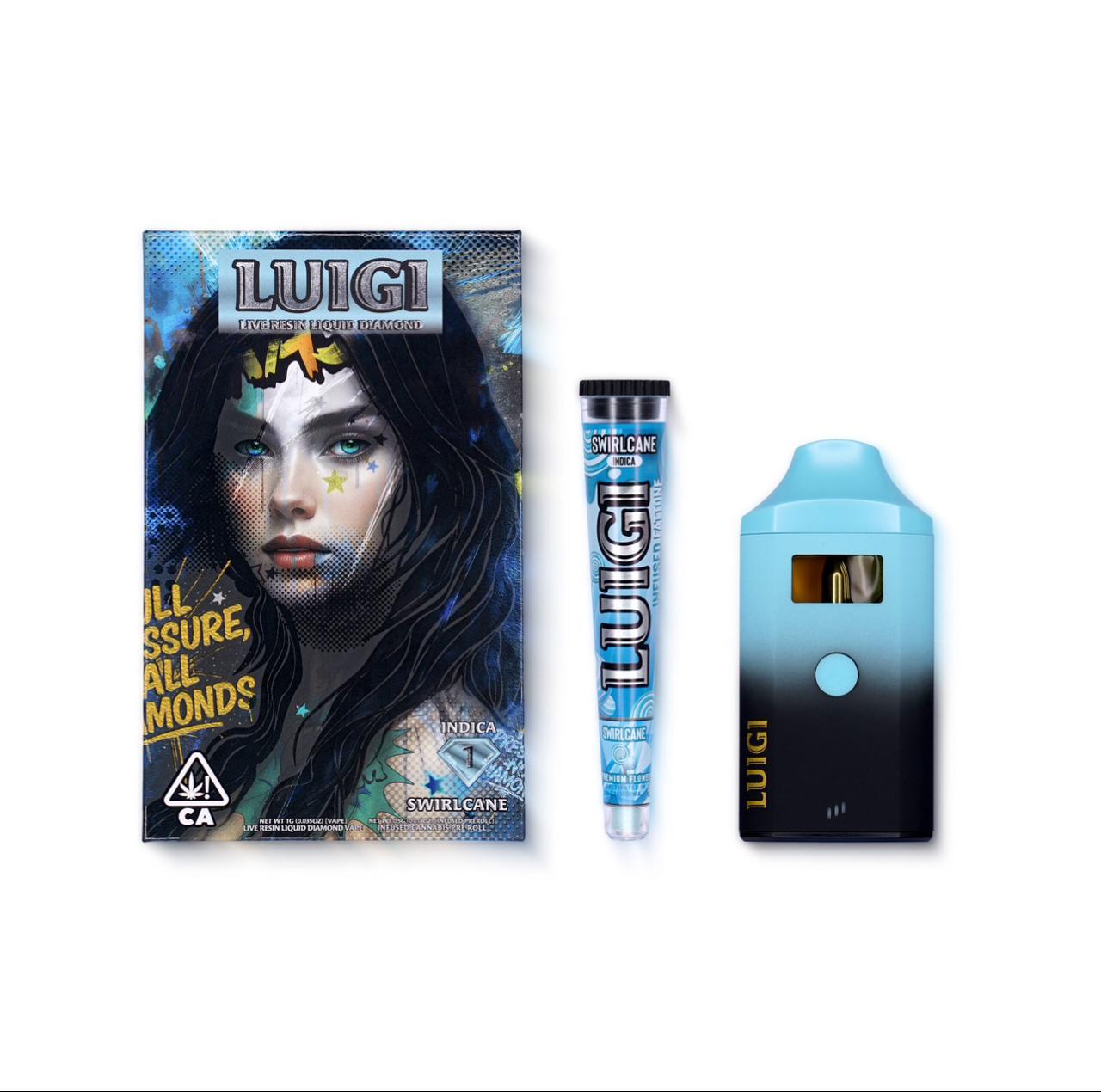 Swirl Cane Luigi Disposable Vape