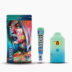 Blue Razz Lime Luigi Disposable Vape